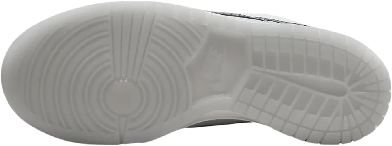 Big Kid's Nike Dunk Low White/Smoke Grey-Pure Platinum (FV0365 100)