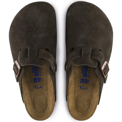 Unisex Birkenstock Boston Soft Footbed Narrow Fit Mocha (0660463) Sneakers - Premium Brand Shoes for Men and Women