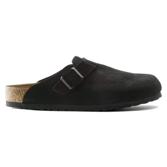 Unisex Birkenstock Boston Soft Footbed Narrow Fit Black (0660473) Sneakers - Premium Brand Shoes for Men and Women