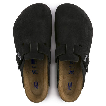 Unisex Birkenstock Boston Soft Footbed Narrow Fit Black (0660473) Sneakers - Premium Brand Shoes for Men and Women
