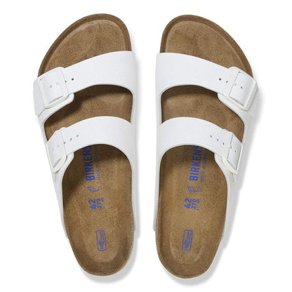Unisex Birkenstock Arizona Soft Footbed Narrow Fit White (1024952) Sneakers - Premium Brand Shoes for Men and Women