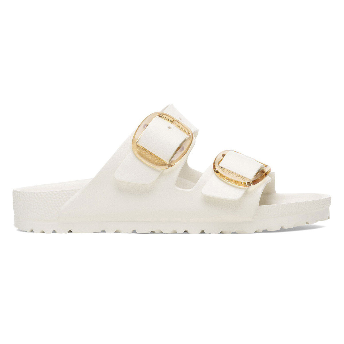 Birkenstock Womens Arizona Big Buckle EVA Sandals - Eggshell