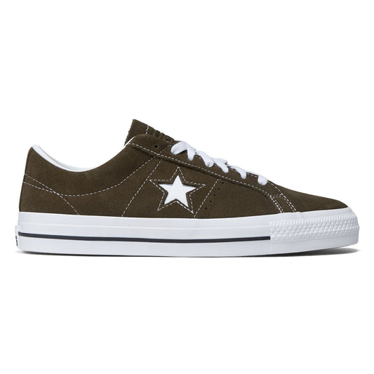 Converse One Star Pro Ox Shoes - Surplus Olive/White/Black