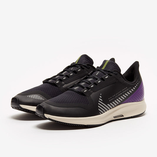 Nike Air Zoom Pegasus 36 Shield  - Black/Silver-Desert Sand