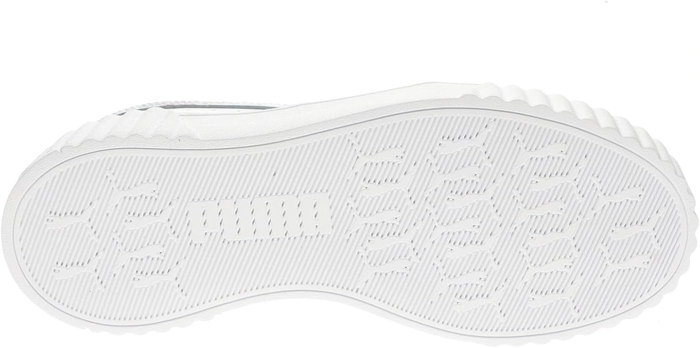 Big Kid's Puma Carina 3.0 Flower Power JR Puma White-Icy Blue (403112 01)