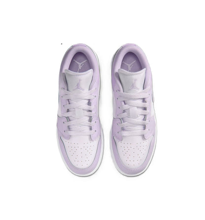 Big Kid's Jordan 1 Low Barely Grape/White-Violet Mist (553560 502)