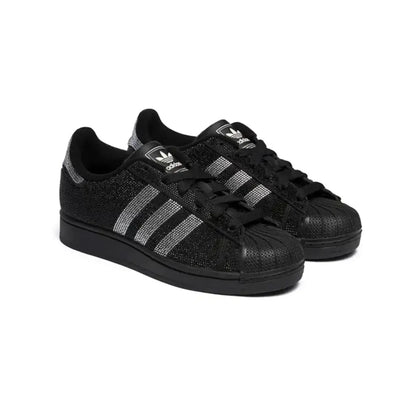 Adidas Superstar II 'Core Black Silver Metallic Off White' Women's (2025)