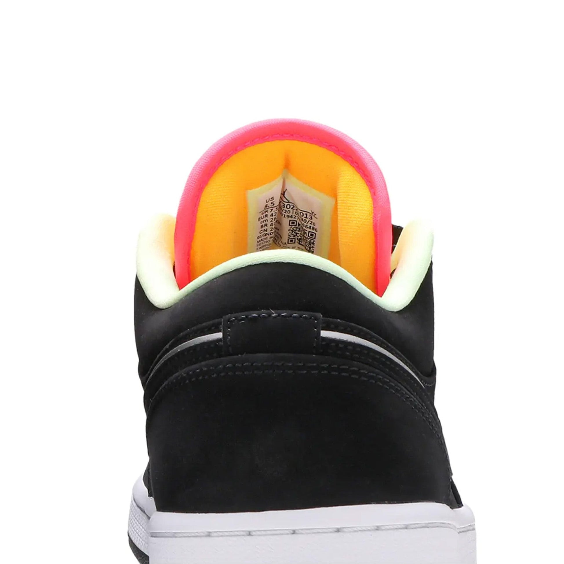 Air Jordan 1 Low 'Black Aurora Green Laser Orange' (2020)