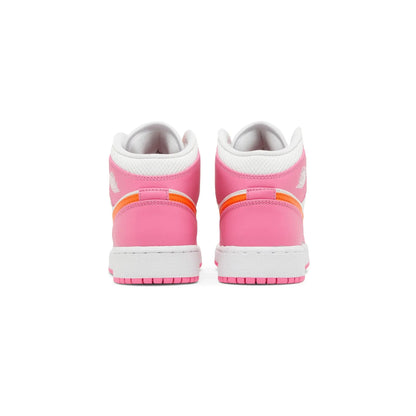 Air Jordan 1 Mid 'Pinksicle Safety Orange' GS (2022)