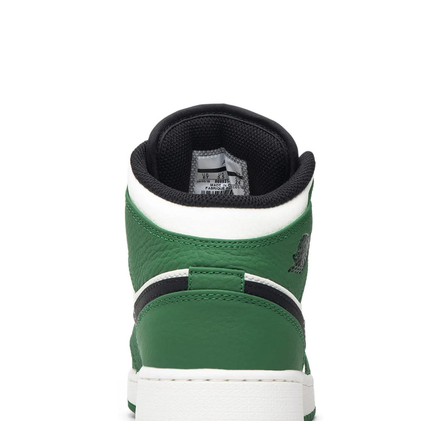 Air Jordan 1 Mid 'Pine Green' (2018)