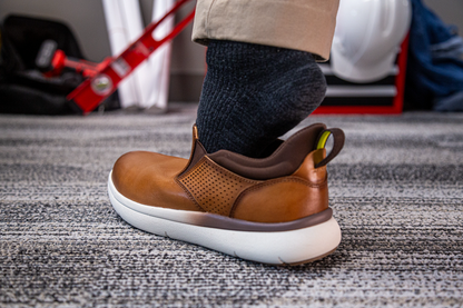 Fleet Work Comp Toe Slip on Sneakers - Premium Brand Shoes for Men and Women