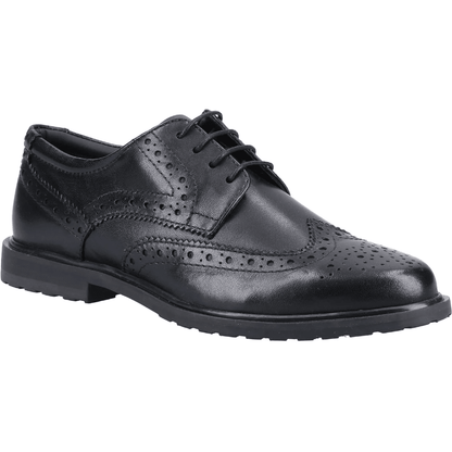 Hush Puppies Womens Verity Brogue Black/Black