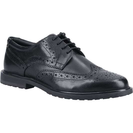 Hush Puppies Womens Verity Brogue Black/Black