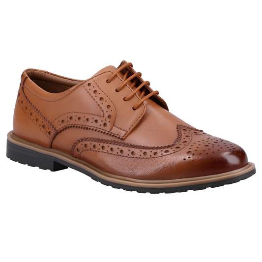 Hush Puppies Womens Verity Brogue Tan