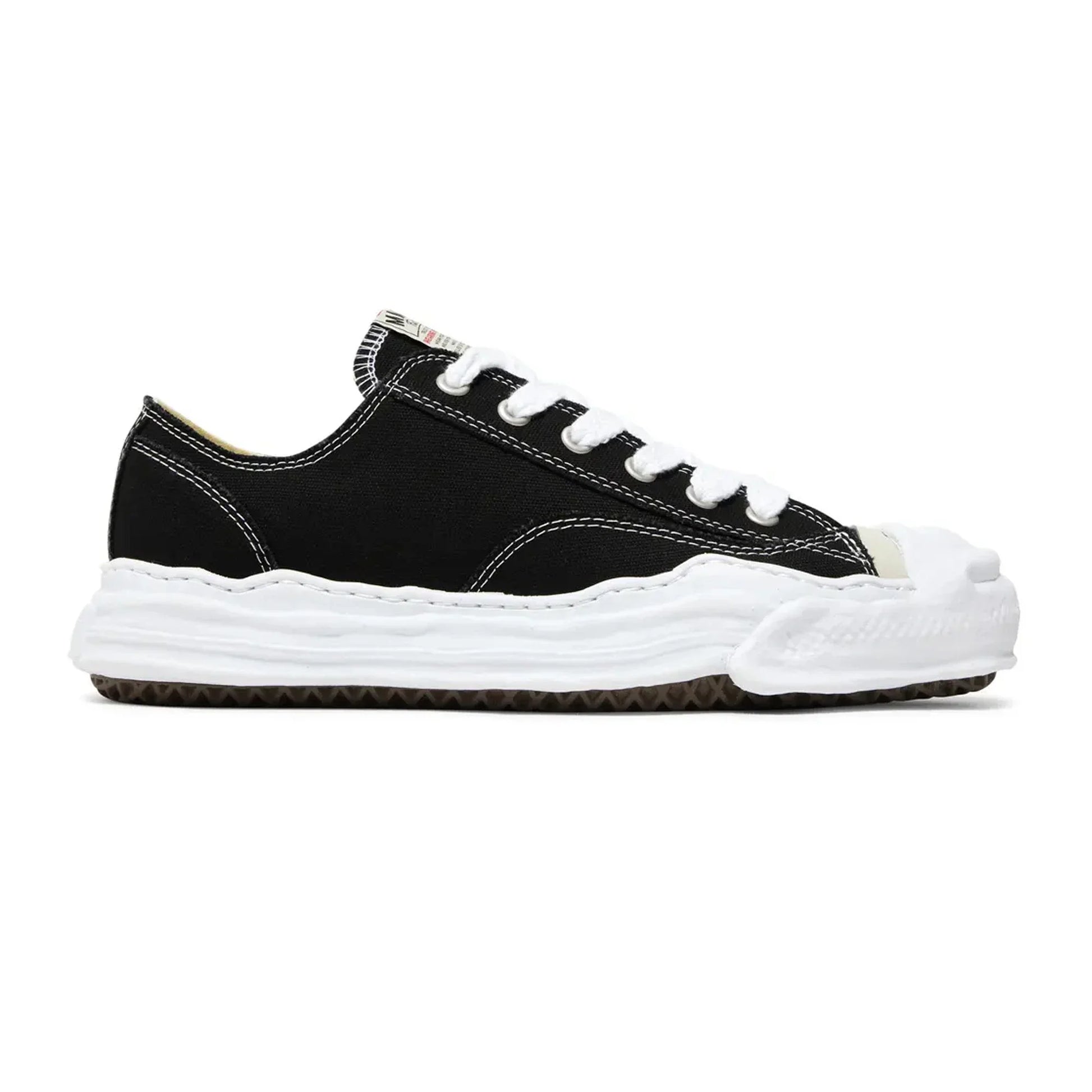Maison Mihara Yasuhiro Hank OG Sole Canvas Low 'Black White' (2022)