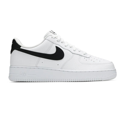 Nike Air Force 1 Low '07 'White Black Pebbled Leather' (2021)