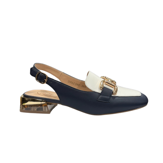 Zanni & Co Womens Shoe Diraz Naval Gold