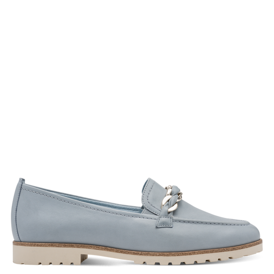 Tamaris Womens Shoe 24200 Light Blue Leather