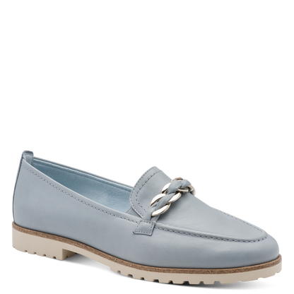 Tamaris Womens Shoe 24200 Light Blue Leather