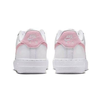 Big Kid's Nike Air Force 1 White/Med Soft Pink-White (CT3839 115)
