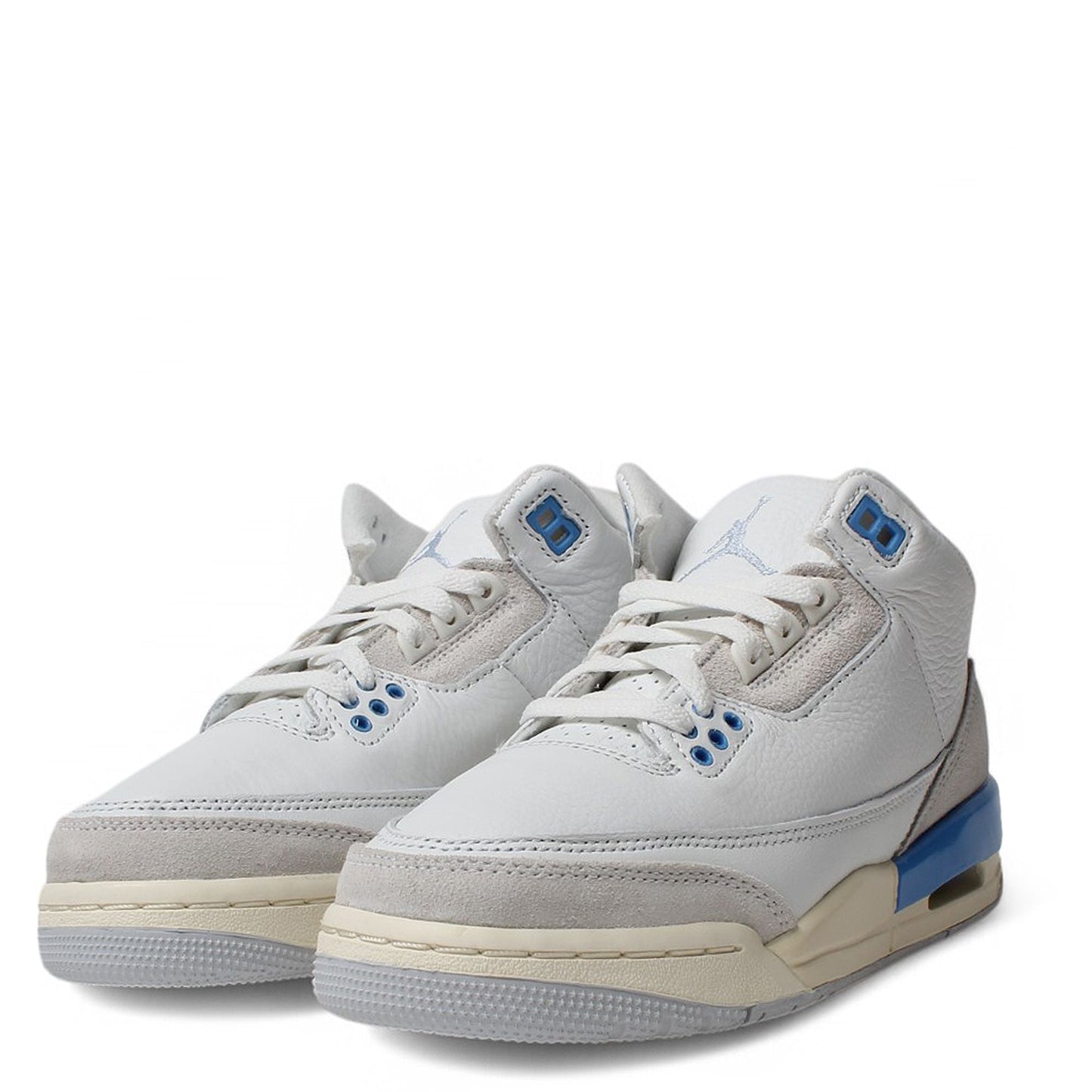 Big Kid's Jordan 3 Retro "Lucky Shorts" Smmt Wht/Hydrgn Bl (DM0967 101)