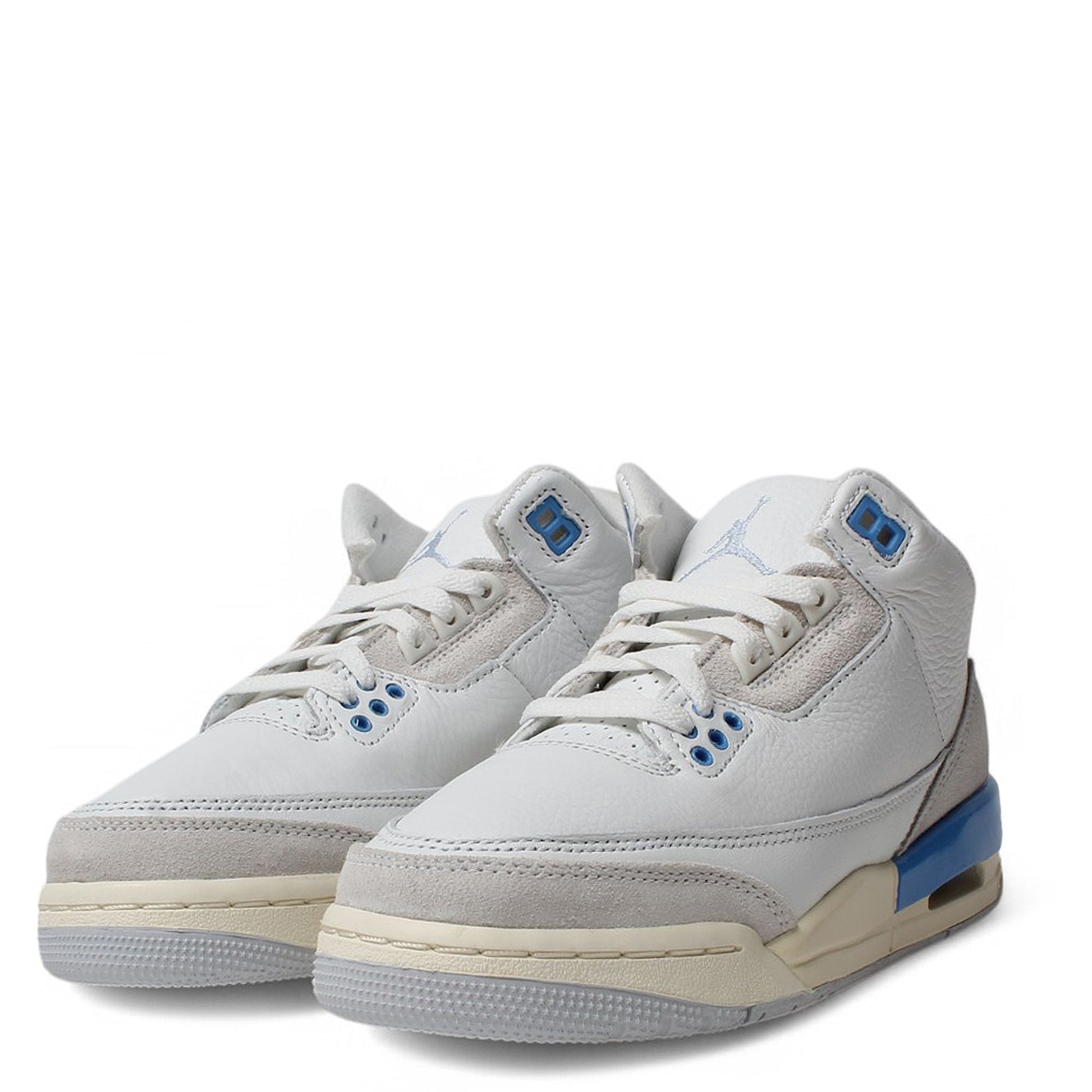 Big Kid's Jordan 3 Retro "Lucky Shorts" Smmt Wht/Hydrgn Bl (DM0967 101)