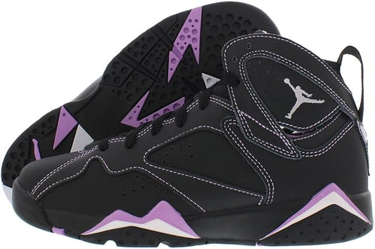 Big Kid's Jordan 7 Retro Black/Barely Grape (DV2255 055)