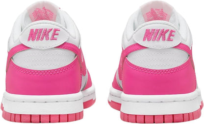 Big Kid's Nike Dunk Low White/Laser Fuchsia (FB9109 102)