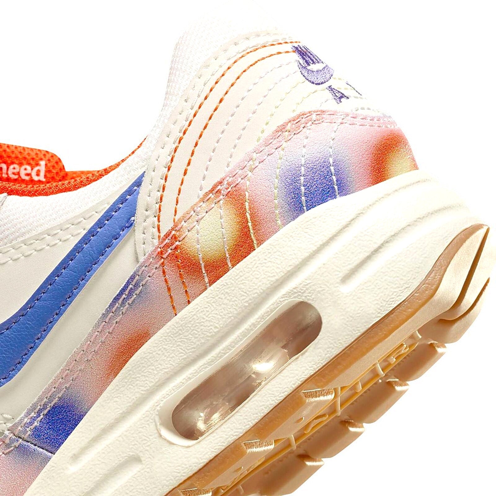 Big Kid's Nike Air Max 1 Sail/Football Grey-Blue Joy (FN7287 100)