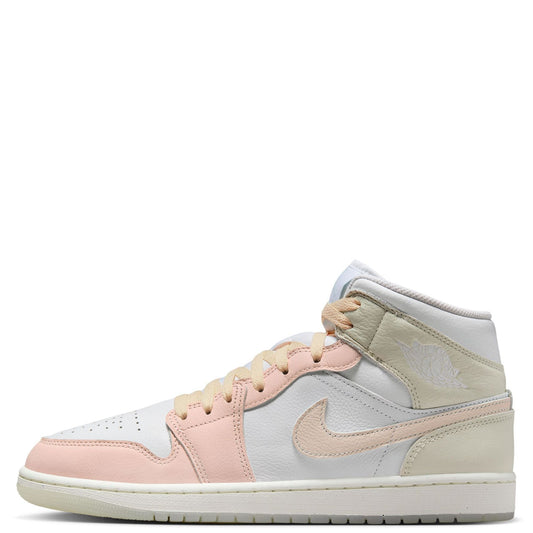 Men's Jordan 1 Mid SE White/guava Ice-sea Glass (hj6654 100) Sneakers - Premium Brand Shoes for Men and Women