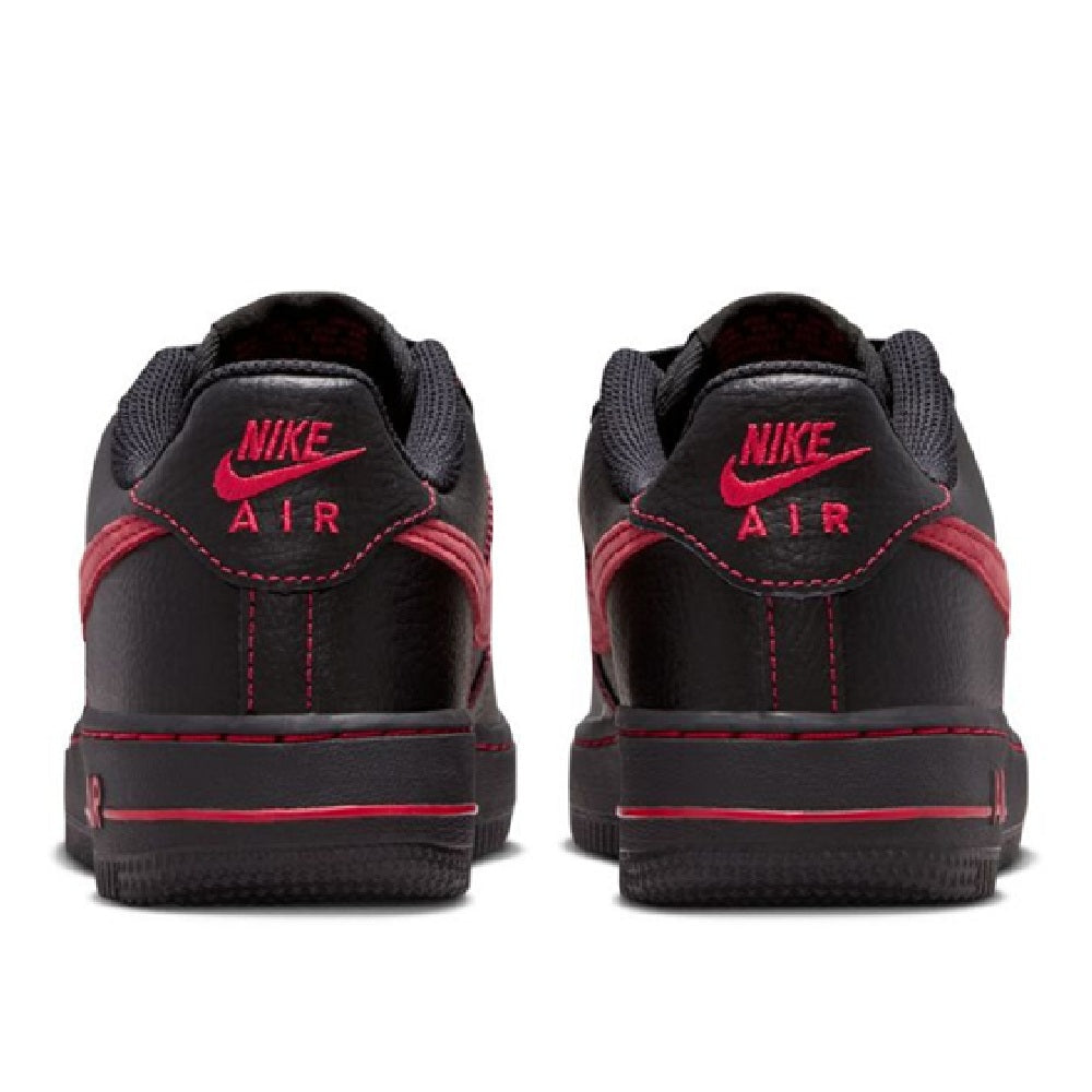 Big Kid's Nike Air Force 1 LV8 3 Black/University Red-Black (HV4762 001)