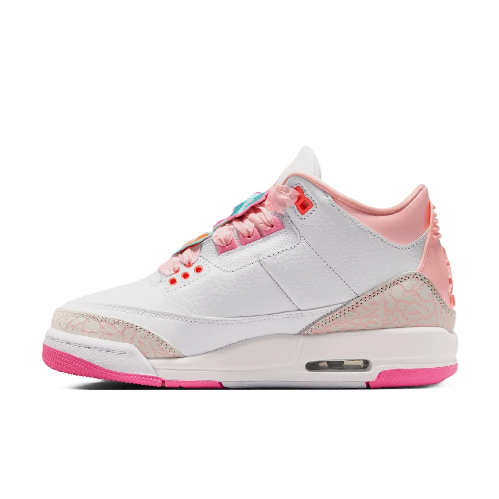 Big Kid's Jordan 3 Retro 'Spring Flowers' Pearl Pink/Orange (II0599 600)