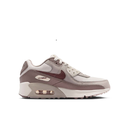 Big Kid's Nike Air Max 90 Mesh Phantom/Tattoo-Moon Particle (IQ0098 003)