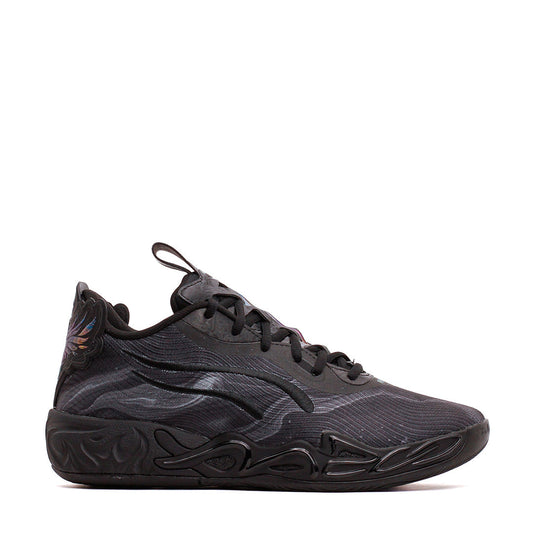 Puma Basketball Men LaMelo Ball MB.04 Lo Team Black Dark Amethyst 312174-01