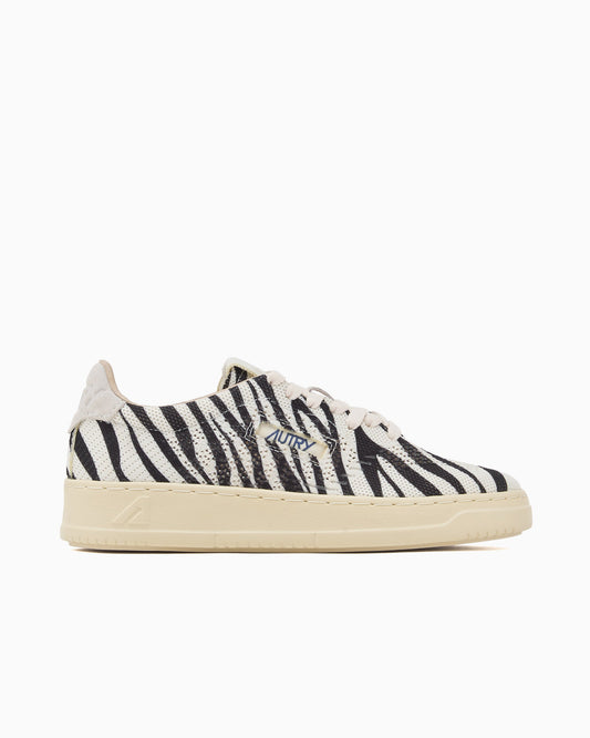 Autry Women's Medalist Easeknit Low "Zebra Print"
